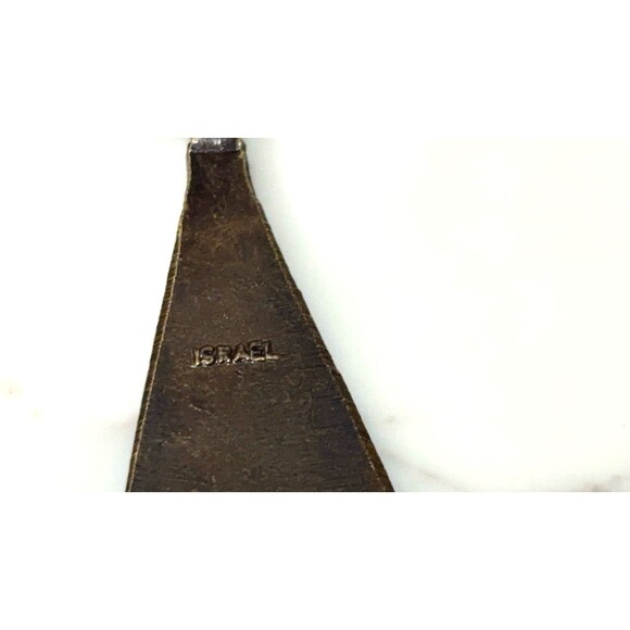 Vintage Terra Sancta Guild 1969 Enamel Dove Pendant Necklace Israel - Picture 9 of 16